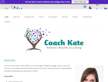 Tablet Screenshot of coachkate.net